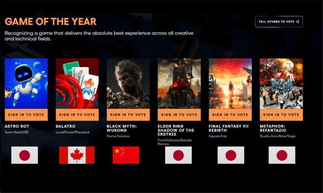 2024年欧美游戏的牌面是小丑TGA年度大奖提名中有五款亚洲产品(图4)