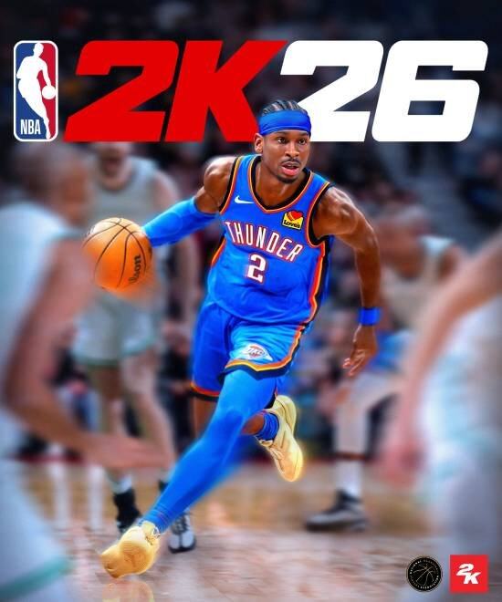 《NBA2K26》官宣95发售！新科冠军亚历山大当封面(图1)