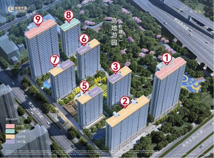 im电竞平台合肥绿城燕语春风楼盘户型图(图1)